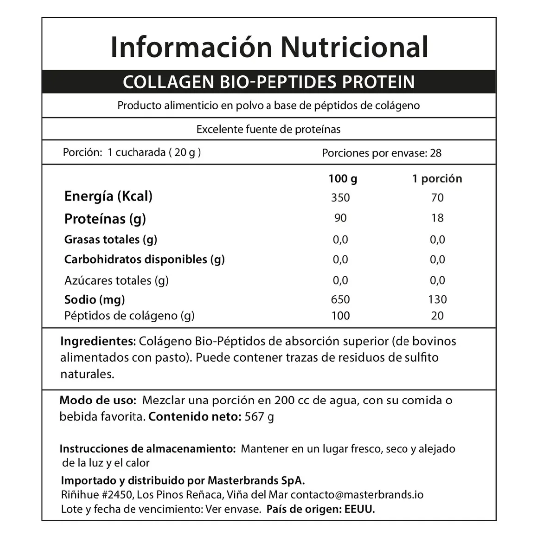 Colágeno de Alta Absorción